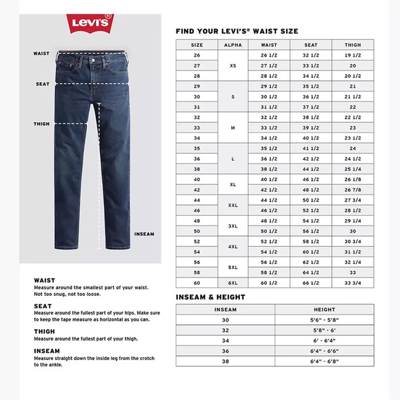 NWT - Levi’s 550 Relaxed Fit Men’s Jeans, Rinse Dark Wash - Non Stretch - 30x30 - Picture 4 of 8